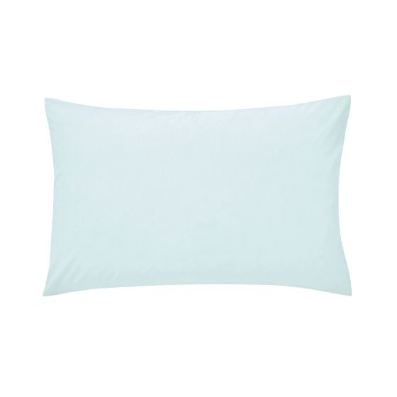 Plain Dye Housewife Pillowcase by Helena Springfield in Duck Egg