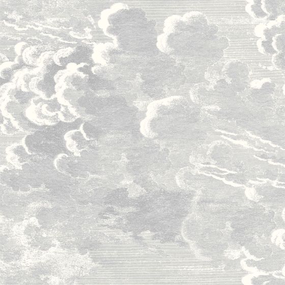 Nuvolette Wallpaper 2 Roll Set 28055 by Cole & Son in Soot Snow