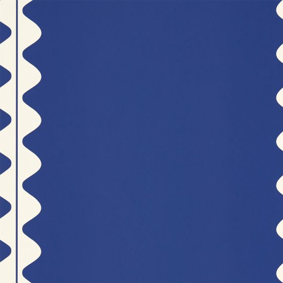 Ric Rac Wallpaper 113060 by Harlequin X Sophie Robinson in Lapis Blue