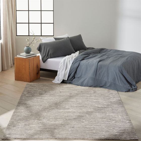 Calvin Klein Linear CK010 LNR01 Rugs in Grey