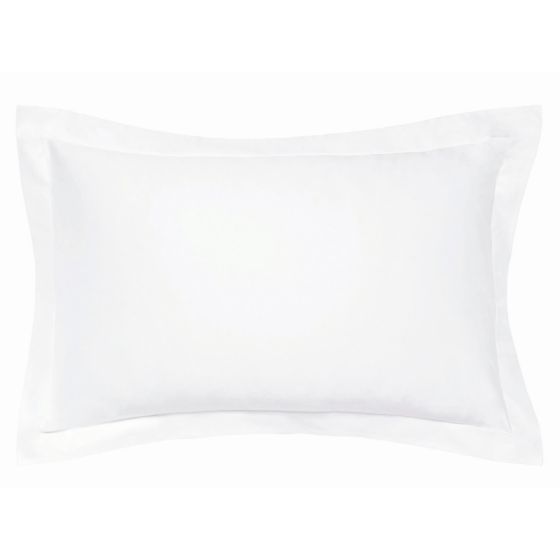 Plain Oxford Pillowcase By Bedeck of Belfast in White