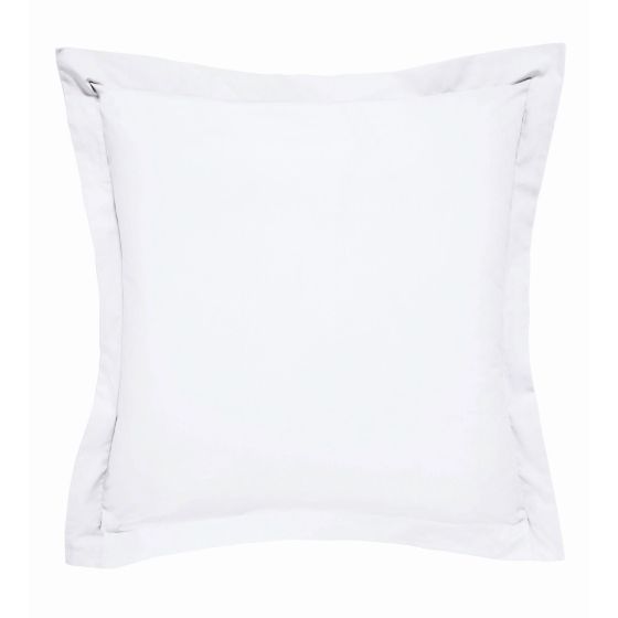 Plain Square Oxford Pillowcase By Bedeck of Belfast in White