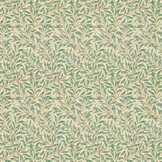 Willow Boughs Wallpaper 210489 by Morris & Co in Privet Green