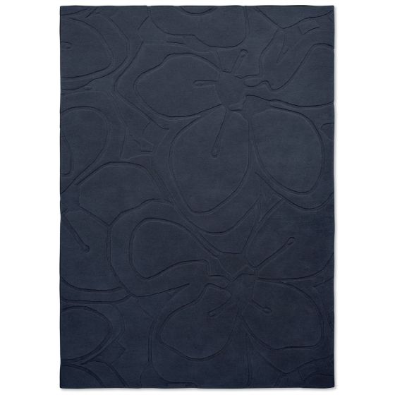 Romantic Magnolia 162708 Rugs by Ted Baker in Dark Blue