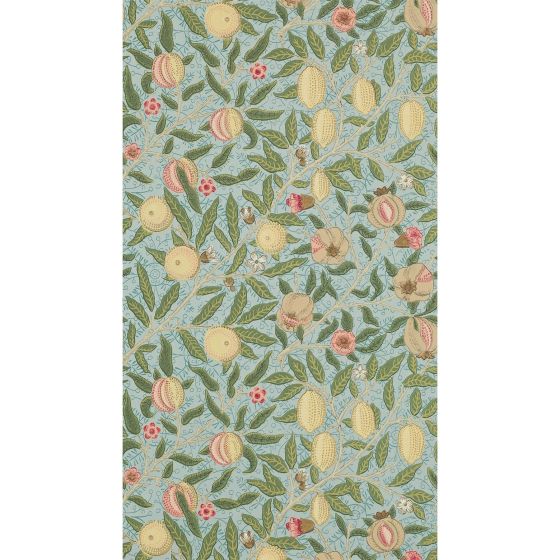 Fruit Wallpaper 210396 by Morris & Co in Slate Thyme