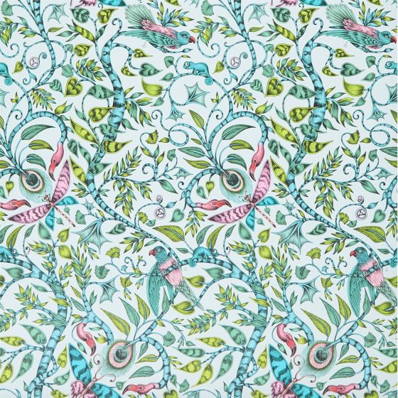 Rousseau Wallpaper W0104 02 by Emma J Shipley in Eggshell White