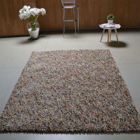 Dots 170213 Shaggy Wool Designer Rugs by Brink and Campman