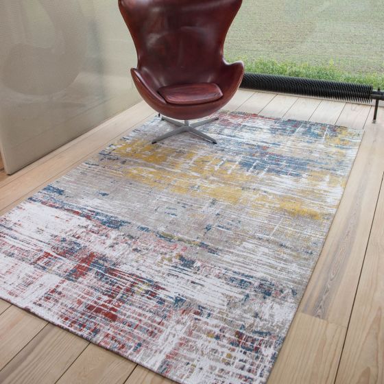 Louis De Poortere Atlantic Streaks Rug 8714 in Montauk Multi