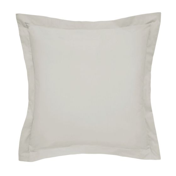 Plain Square Oxford Pillowcase By Bedeck of Belfast in Linen Cream