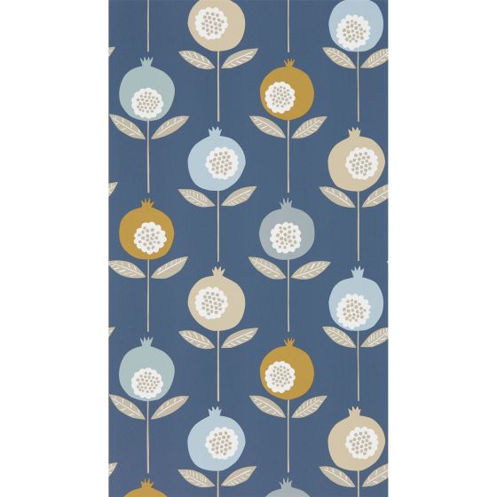 Pepino Wallpaper 111543 by Scion in Sky Cinnamon Ink