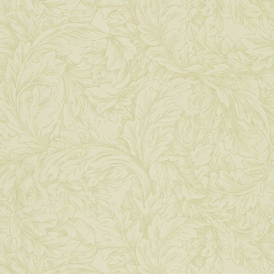 Acanthus Wallpaper 210404 by Morris & Co in Parchment Hemp Beige