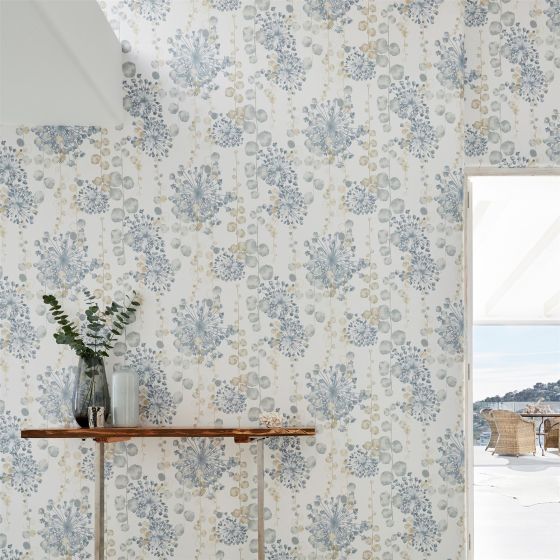 Moku Wallpaper 111654 by Harlequin in Ocean Sand