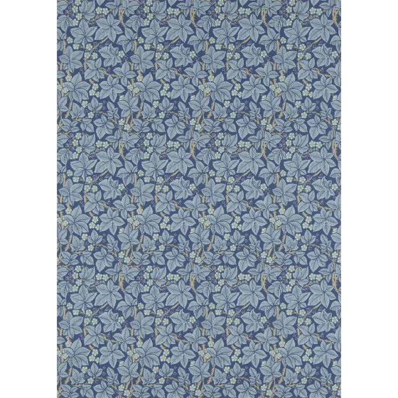 Bramble Floral Wallpaper 214695 by Morris & Co in Indigo Blue