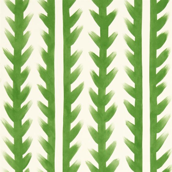 Sticky Grass Wallpaper 113054 by Harlequin X Sophie Robinson in Emerald Green