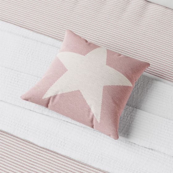 Long Island Star Cushion by Helena Springfield in Pink