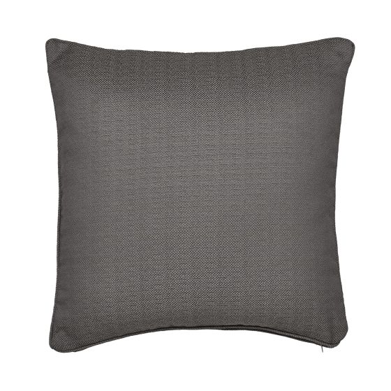 Eden Plain Cushion by Helena Springfield in Charcoal Grey