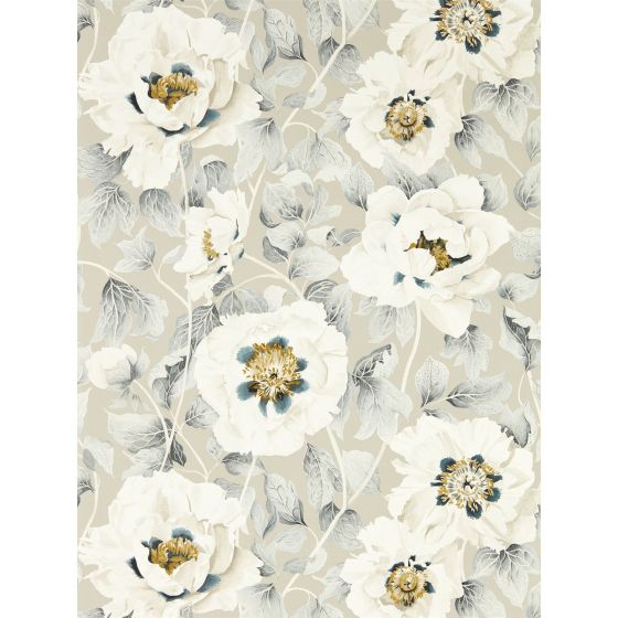 Florent Floral Wallpaper 113017 by Harlequin in Stone Tranquility Slate