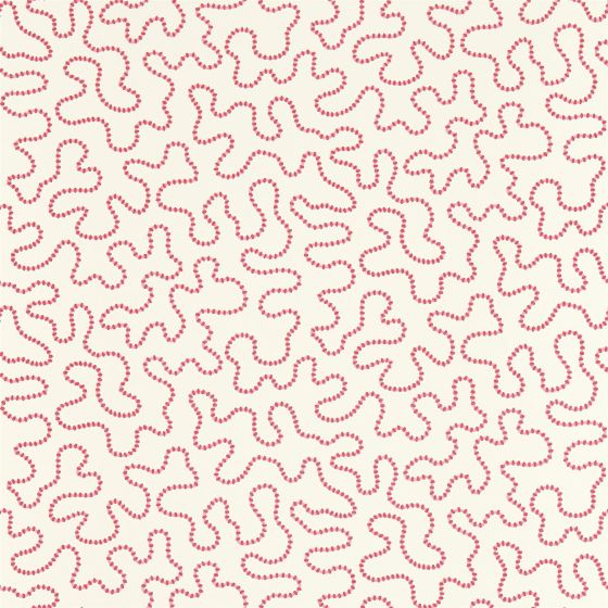 Wiggle Wallpaper 113062 by Harlequin X Sophie Robinson in Carnelian Rose Quartz