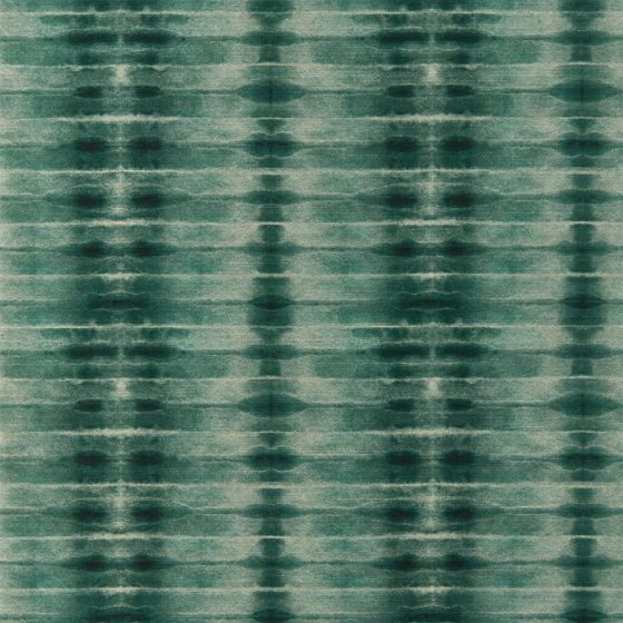 Eterea Wallpaper W0167 03 by Clarke & Clarke in Teal Blue