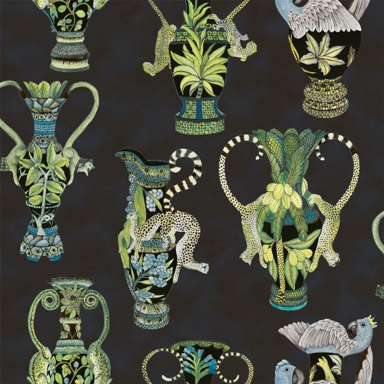 Khulu Vases Wallpaper 12058 by Cole & Son in China Blue