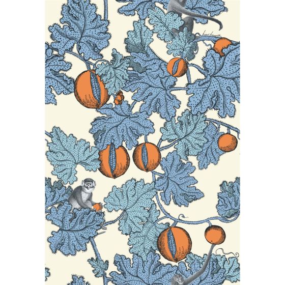 Frutto Proibito Wallpaper 1003 by Cole & Son in Cerulean Blue