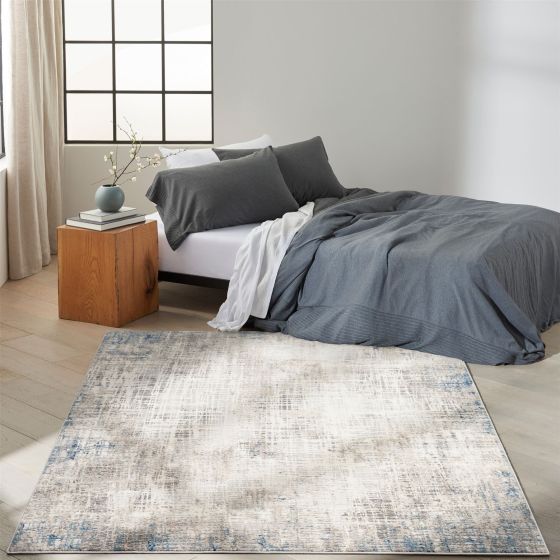 Calvin Klein Infinity Rugs CK022 IFN01 in Blue Multi