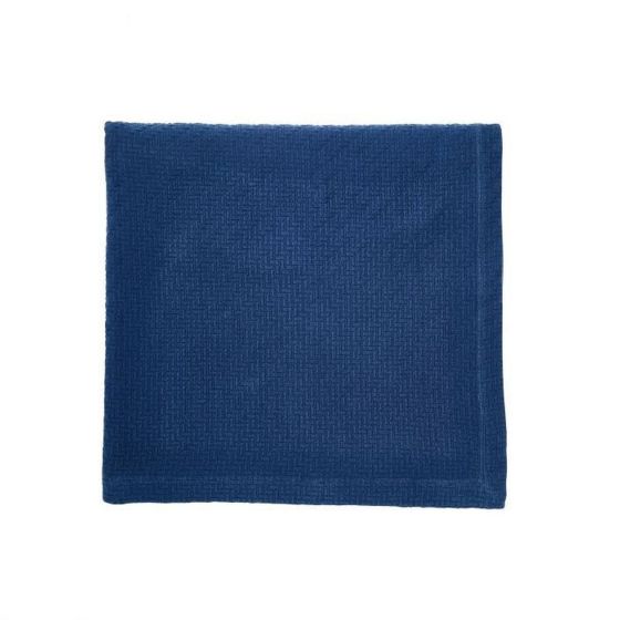 Andaz Fine Linens Egyptian Cotton Throw in Midnight Blue