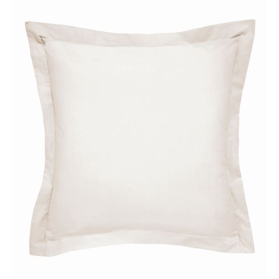 Plain Square Oxford Pillowcase By Bedeck of Belfast in Cashmere Cream