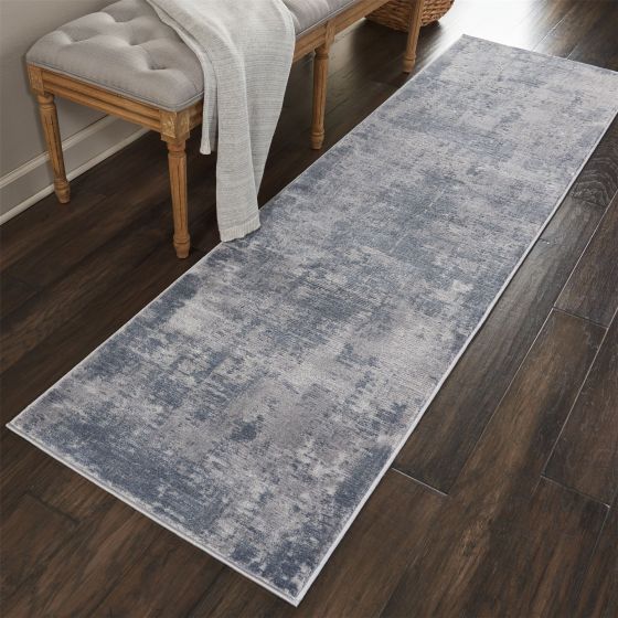 Rustic Textures Runners RUS05 in Grey