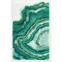 Agatha 800 Marble Bath Mat in Green by Designer Abyss & Habidecor