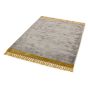 Elgin rugs in Silver Mustard