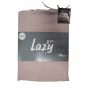 Lazy Linen Plain Fitted Bed Sheet in Mellow Pink