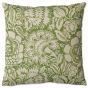 Poppy Damask Indoor Outdoor Cushion 647007 by Sanderson in Botanical Green