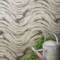 Agata Wallpaper W0089 01 by Clarke and Clarke in Charcoal Gold