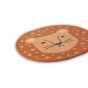 Lion Wool Circle Kids Rugs 141403 By Brink and Campman