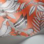 Savuti Wallpaper 1001 by Cole & Son in Tangerine Orange