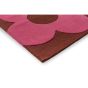 Sprig Stem Wool Rugs 063900 by Orla Kiely in Paprika Pink