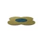 Flower Wool Circle Rugs 061307 in Forest By Designer Orla Kiely