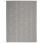 Cozumel CZM01 Indoor Outdoor Geometric Rugs in Light Grey