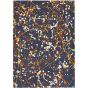 Louis De Poortere Designer Expression Rugs in 9220 Abstract Blue