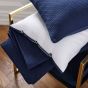 Andaz Fine Linens Egyptian Cotton Throw in Midnight Blue