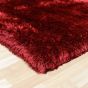 Plush Shaggy Rugs in Red