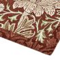 Trent Floral Wool Rugs 127503 by Morris & Co in Red House