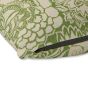 Poppy Damask Indoor Outdoor Cushion 647007 by Sanderson in Botanical Green