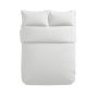 Ayda Semi Plain Bedding by Bedeck of Belfast in Chalk White