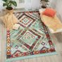 Navajo Rugs NAV02 in Aqua by Nourison