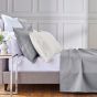 Plain Square Oxford Pillowcase By Bedeck of Belfast in Chalk Cream