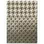 Houndstooth 162804 Wool Rugs by Ted Baker in Grey