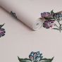 Indienne Block Print Floral Wallpaper 118574 by Joules in Dawn Grey