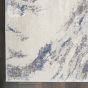 Silky Textures Rugs SLY03 by Nourison in Blue Ivory Grey